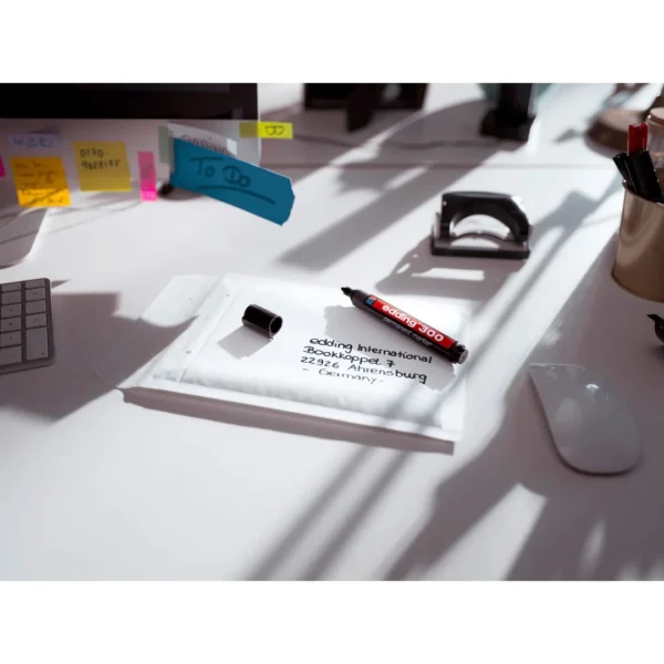 Merkepenn EDDING 300 rund rød