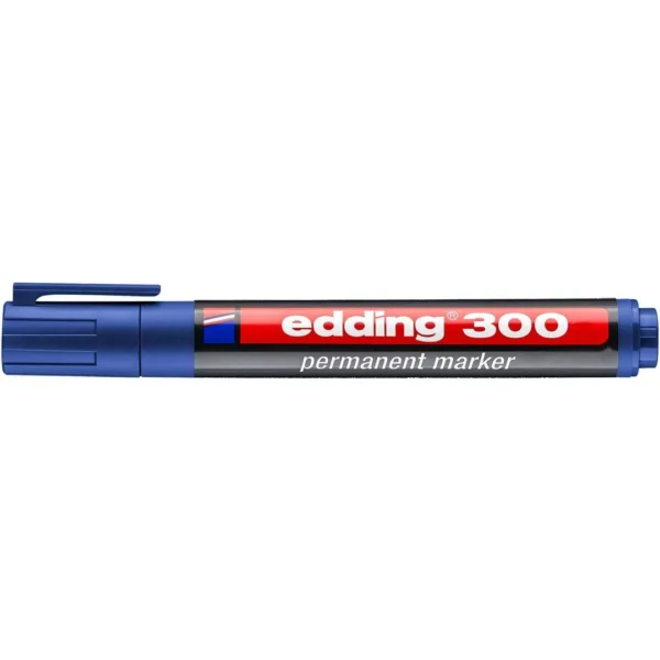 Merkepenn EDDING 300 rund blå