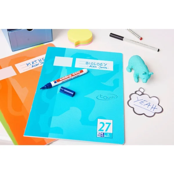 Merkepenn EDDING 400 rund blå