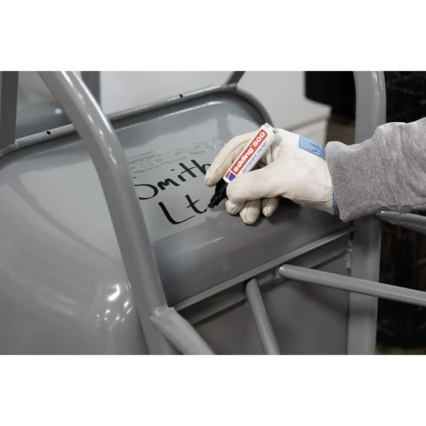 Merkepenn EDDING 500 skrå blå