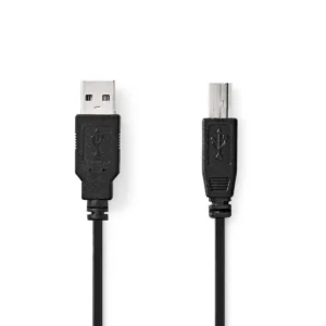 Kabel Nedis USB-A til USB-B 2m