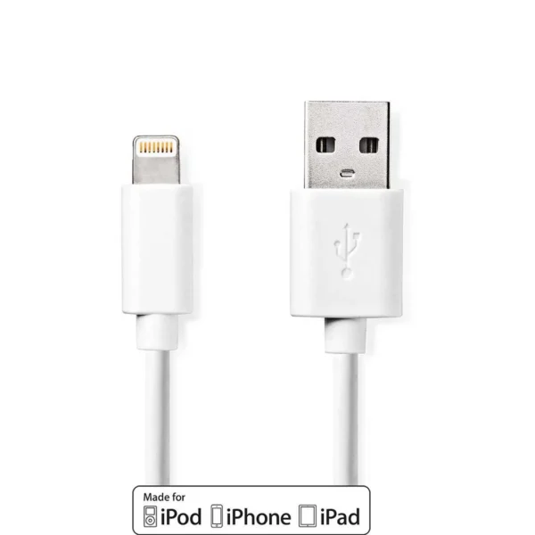 Kabel NEDIS USB til lightning 2m