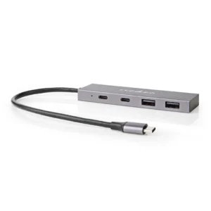 Hub NEDIS 2xUSB-C 2xUSB-A