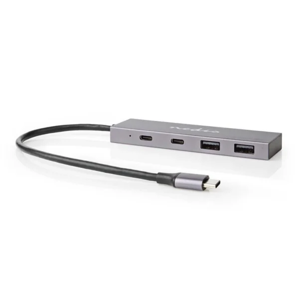 Hub NEDIS 2xUSB-C 2xUSB-A