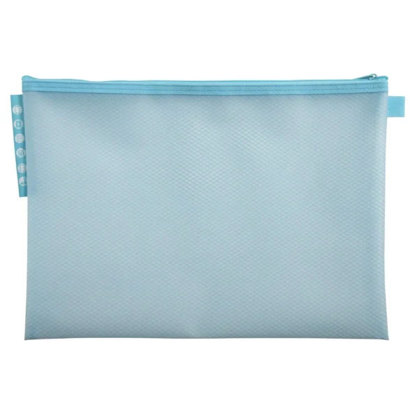 Oppbevaringslomme gl.lås A5 Pastell ass