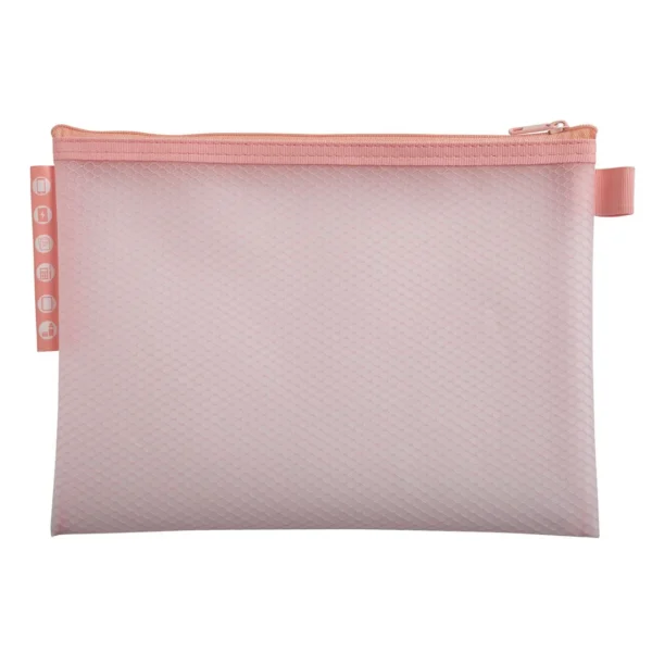 Oppbevaringslomme gl.lås A5 Pastell ass