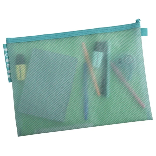 Oppbevaringslomme gl.lås A5 Pastell ass