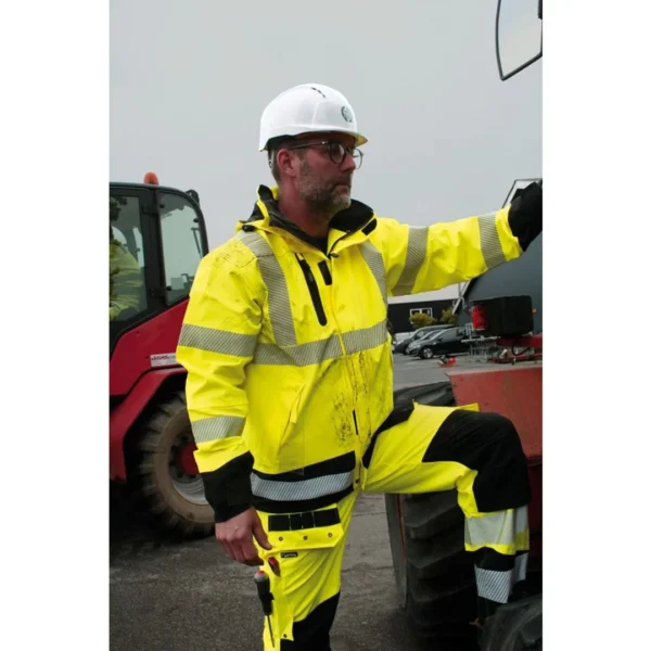 Skalljakke LYNGSØE 4WS-5057 HiVis XS
