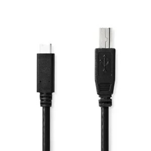 Kabel NEDIS USB-C til USB-B 2m