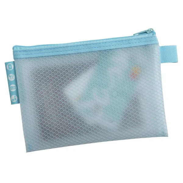 Oppbevaringslomme gl.lås A6 Pastell ass