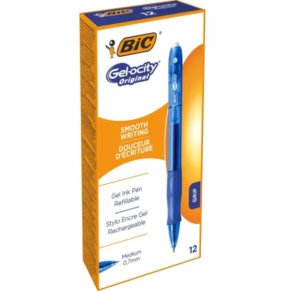 Geleroller BIC Gelocity M blå