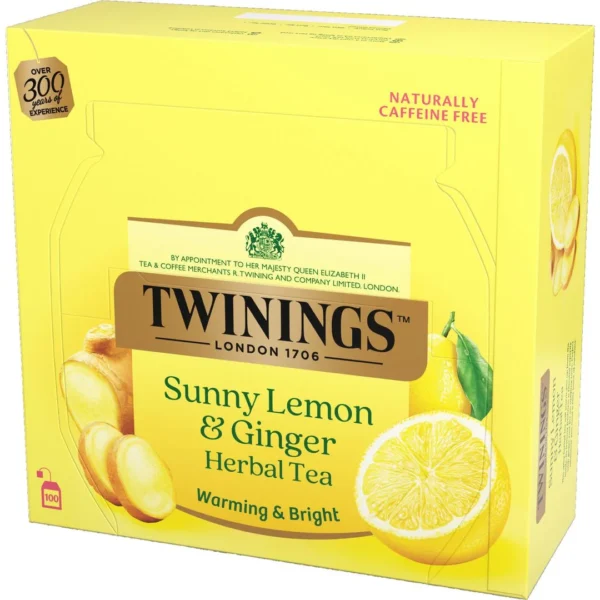 Te TWININGS sitron & ingefær (100)