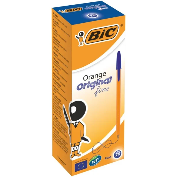 Kulepenn BIC Orange F blå
