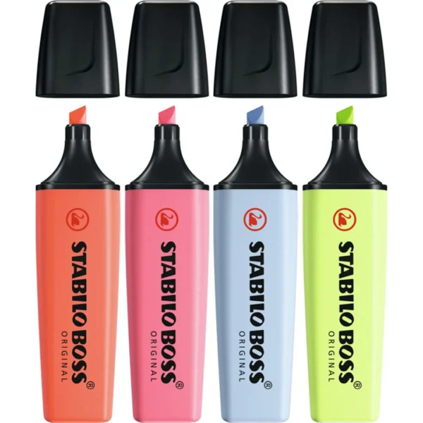 Tekstmarker STABILO Boss pastell (4)