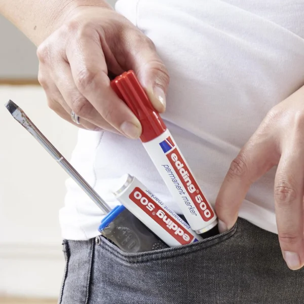 Merkepenn EDDING 500 skrå sort