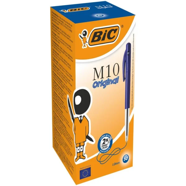 Kulepenn BIC M10 Clic M blå
