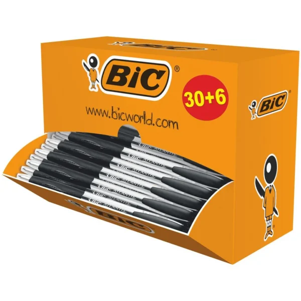 Kulepenn BIC Atlantis Classic M sort(36)