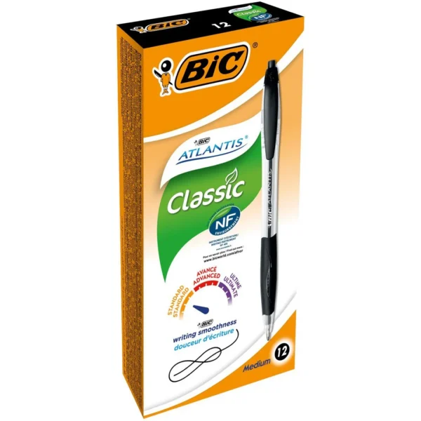 Kulepenn BIC Atlantis Classic M sort