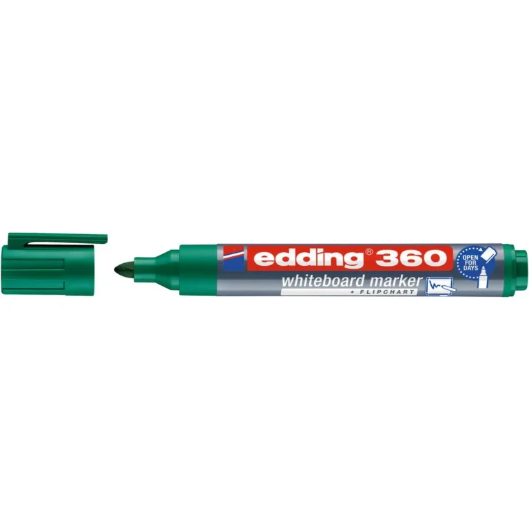 Whiteboardpenn EDDING 360 rund grønn