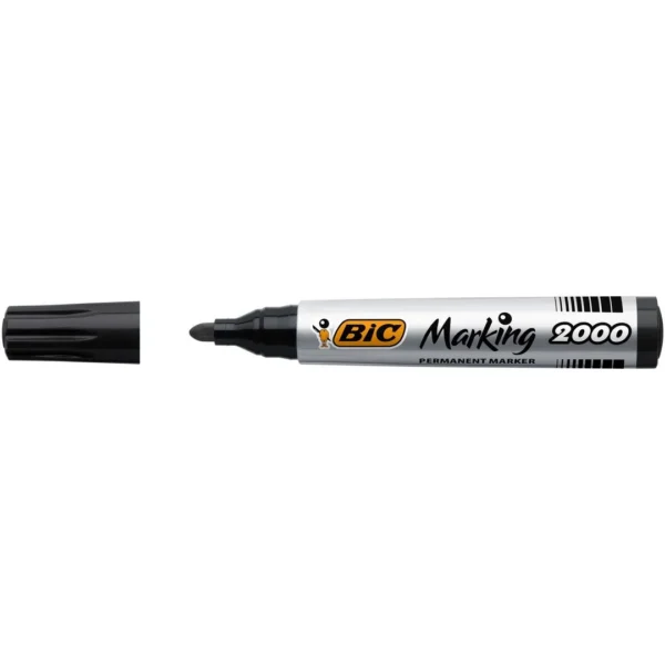 Merkepenn BIC Marking 2000 rund sort