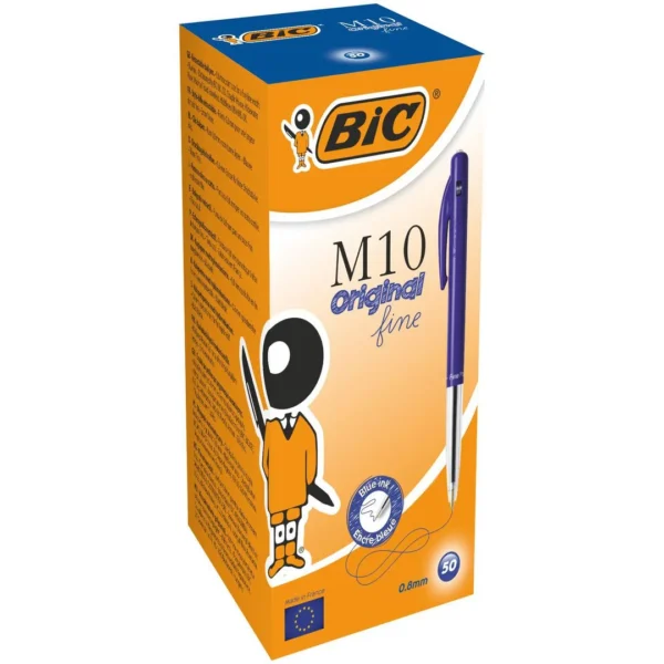 Kulepenn BIC M10 Clic F blå