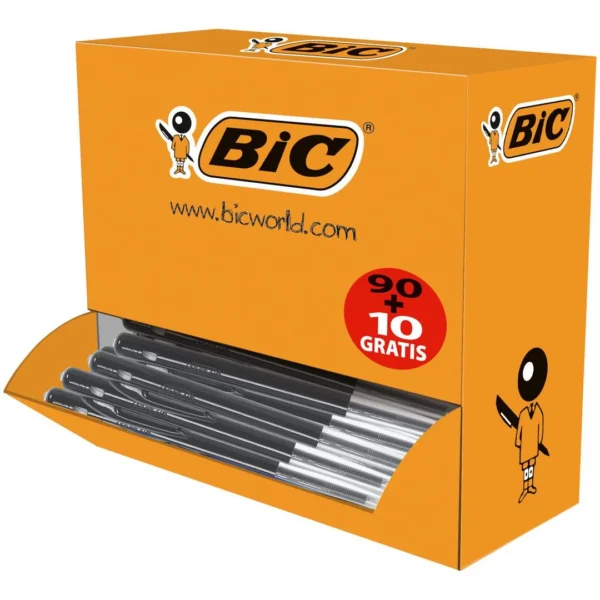 Kulepenn BIC M10 Clic M sort (100)