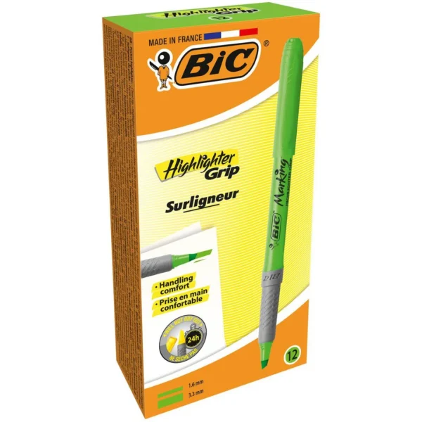 Tekstmarker BIC Grønn