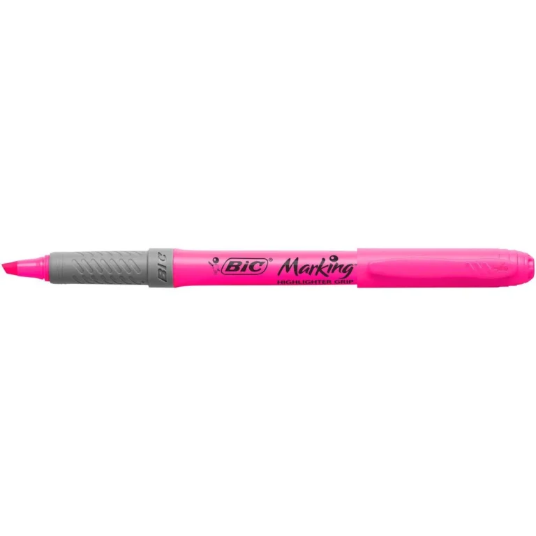 Tekstmarker BIC Highlighter Grip rosa - Bilde 2