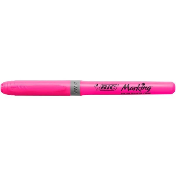 Tekstmarker BIC Highlighter Grip rosa