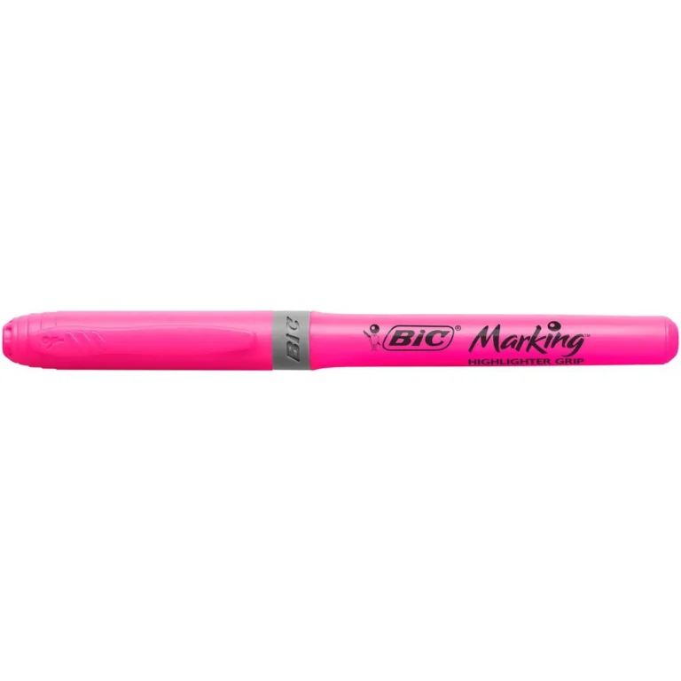Tekstmarker BIC Highlighter Grip rosa - Bilde 3