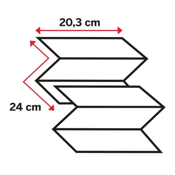 Tørkeark KATRIN Plus 24x20 2L (2400)