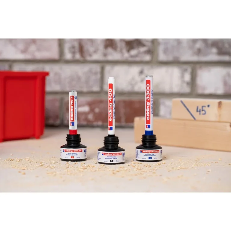 Refill EDDING permanent merkepenn sort - Bilde 3