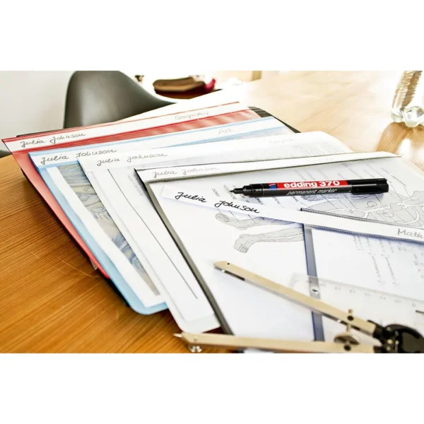 Merkepenn EDDING 370 rund sort