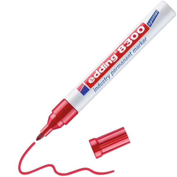 Merkepenn EDDING 8300 rød