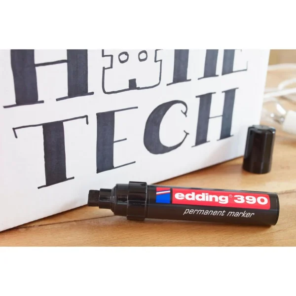 Merkepenn EDDING 390 skrå blå