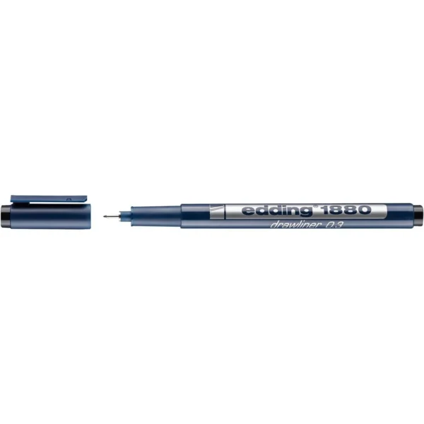 Fineliner EDDING 1880 0,3mm sort