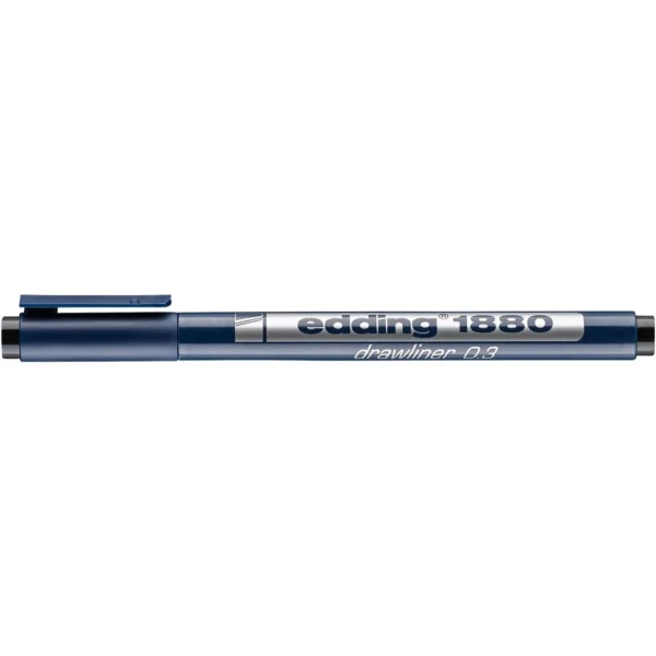 Fineliner EDDING 1880 0,3mm sort