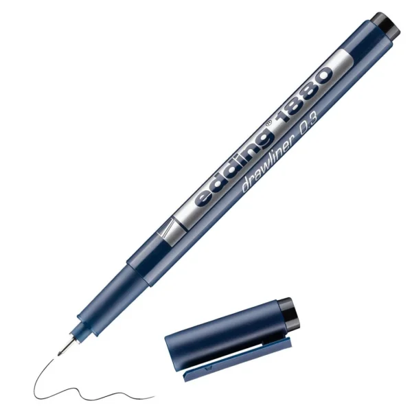 Fineliner EDDING 1880 0,3mm sort