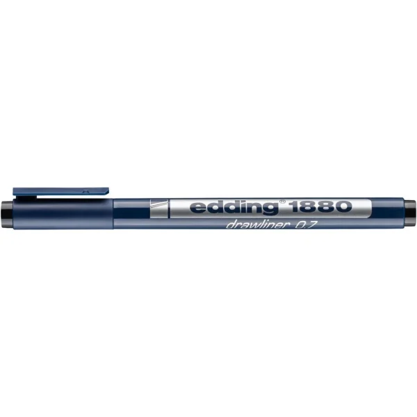 Fineliner EDDING 1880 0,7mm sort