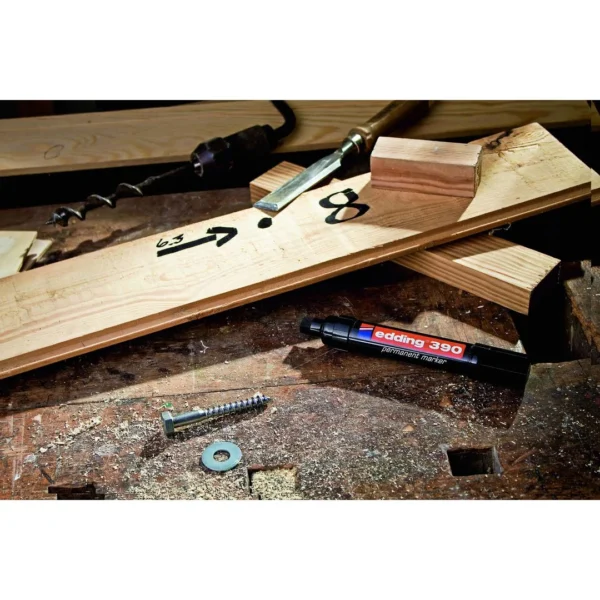 Merkepenn EDDING 390 skrå sort