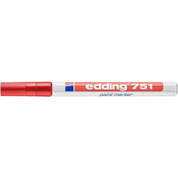Paintmarker EDDING 751 rød