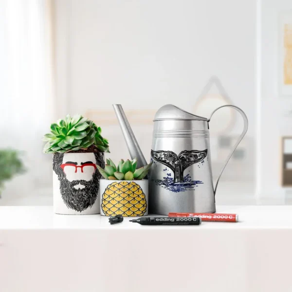 Merkepenn EDDING 2000 rund grønn