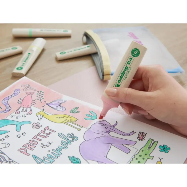Tekstmarker EDDING 24 EcoLine rosa