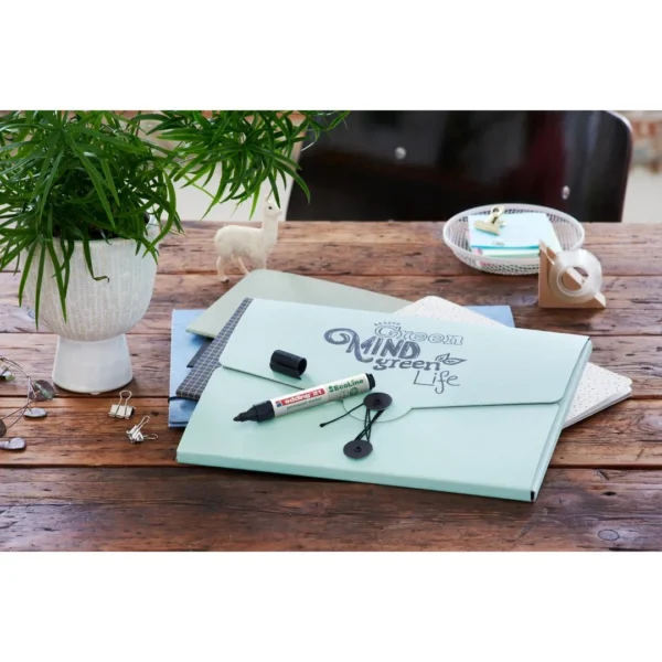 Merkepenn EDDING 21 EcoLine rund blå