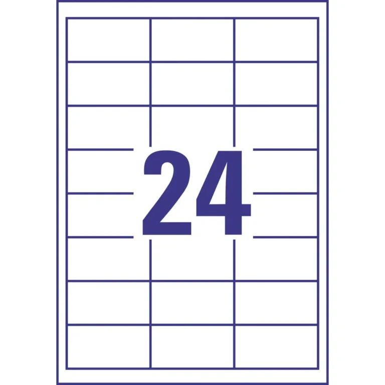 Etikett AVERY Ultragr 64,6x33,8mm (2400) - Bilde 3