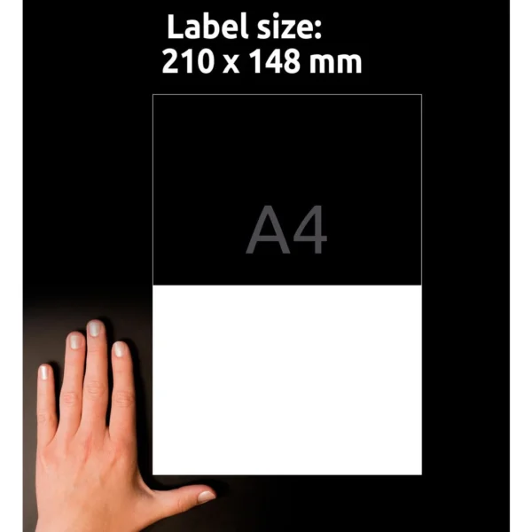 Etikett AVERY Ultragrip 210x148mm (200)