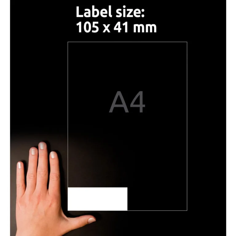 Etikett AVERY Ultragrip 105x41mm (1400) - Bilde 5