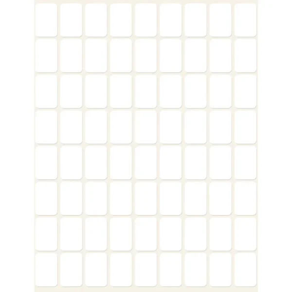 Etikett AVERY manuell 12x18mm hvit(1800)