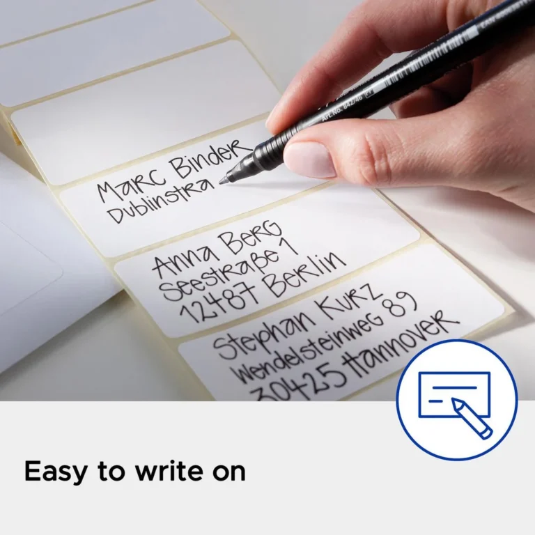 Etikett AVERY manuell 12x18mm hvit(1800) - Bilde 3