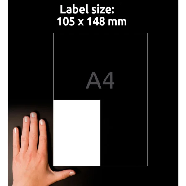 Etikett AVERY Ultragrip 105x148mm (400)